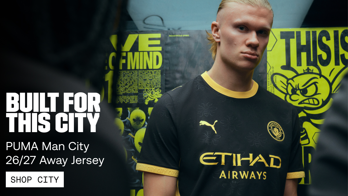 Shop PUMA Manchester City Away Jerseys